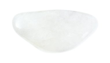 Parlak Ay taşı mücevheri beyaza izole edilmiş.