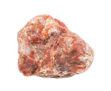 Pegmatite feldspar kayasının çakıl taşı izole edilmiş.