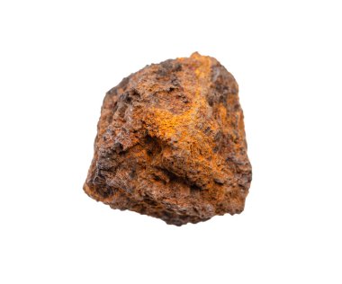 cilalanmamış Limonit (kahverengi demir cevheri) izole