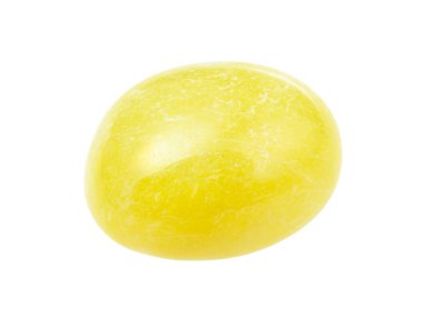 parlak sarı kalsit değerli taş izole