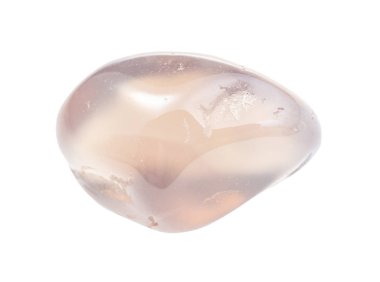 şeffaf menekşe Chalcedony mücevher taşı izole