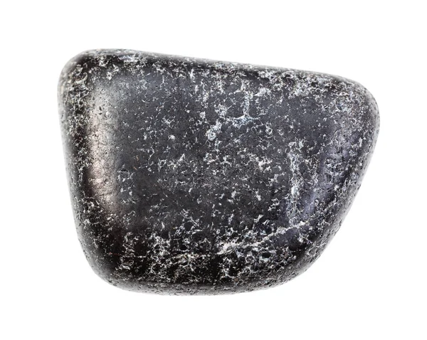 Pedra cromada polida isolada sobre branco — Fotografia de Stock