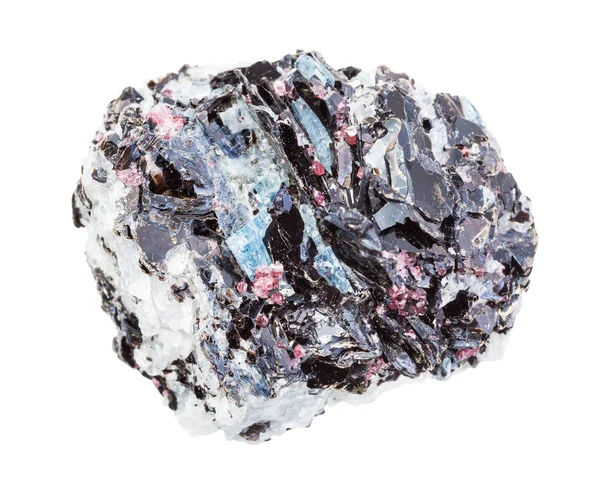 Ruwe gneisssteen met geïsoleerde kristallen — Stockfoto