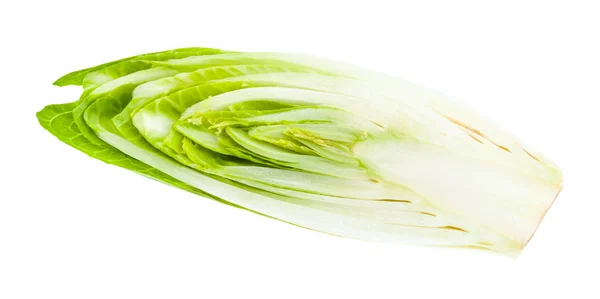 Half of Belgian endive (Common chicory) isolated — 스톡 사진