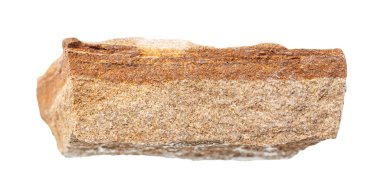 cilalanmamış polimiktik kumtaşı kayası izole