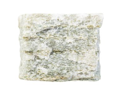 pürüzlü kuvars-muscovite kayası izole