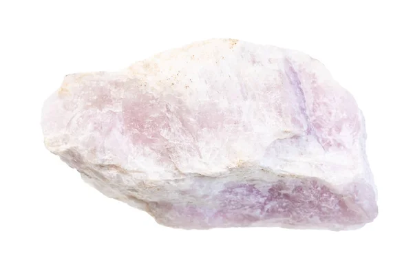 Surowa skała Ussingite izolowana na białym — Zdjęcie stockowe