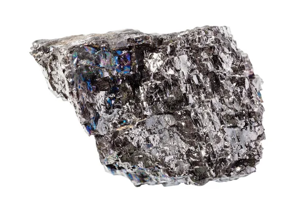 Carvão betuminoso não polido (carvão negro) rocha — Fotografia de Stock