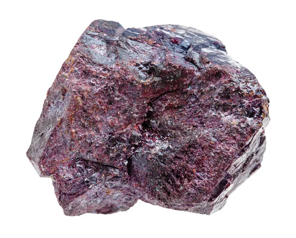 Ruwe Cuprite rots geïsoleerd op wit — Stockfoto