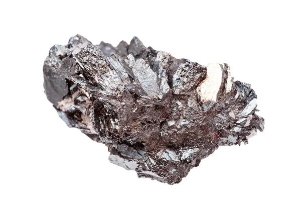 Rudo cristalino Hematita (mineral de hierro) roca aislada —  Fotos de Stock