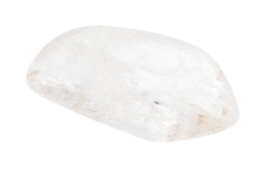 Beyazın üzerine izole edilmiş parlayan değerli taş.