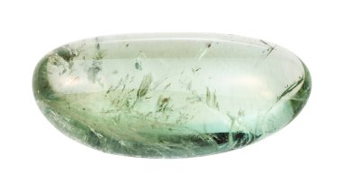 polished Prasiolite (green quartz) gemstone clipart