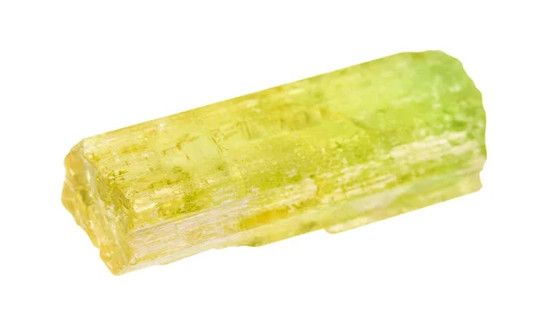 Rough crystal of Heliodor (yellow Golden beryl) — 스톡 사진