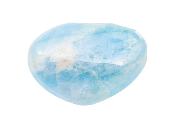 Γυαλισμένο Aquamarine (μπλε Beryl) πέτρα στολίδι — Φωτογραφία Αρχείου