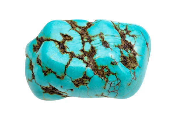 Туркенитный драгоценный камень, изолированный на белом — стоковое фото