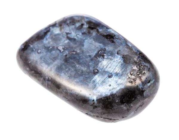 Tumbled Larvikite (norwegian Labradorite) gem — 스톡 사진