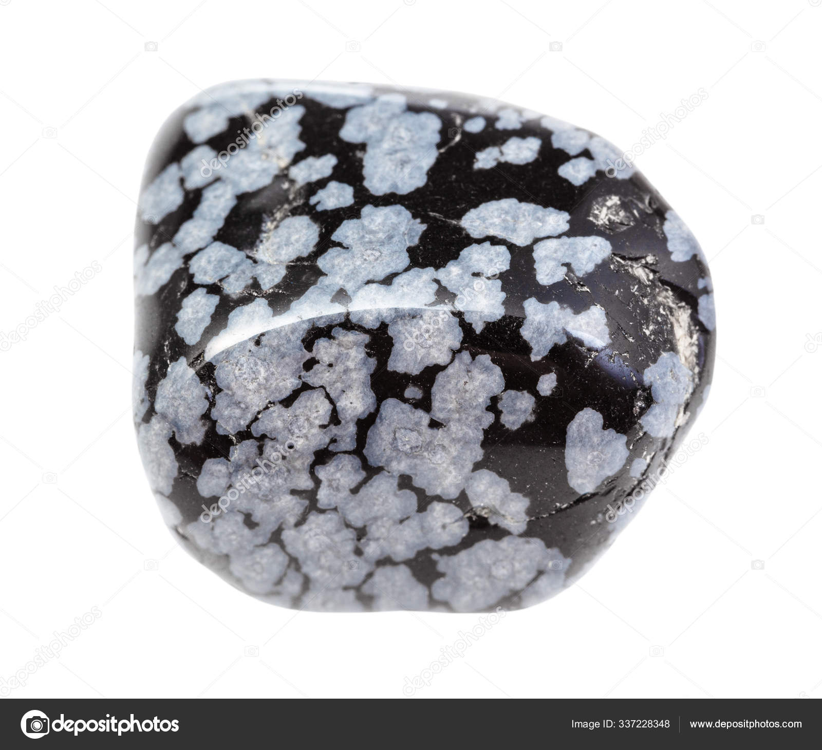 Polished Snowflake Obsidian Gemstone Isolated Stock Photo By C Vvoennyy Polished Snowflake Obsidian Gemstone Isolated Stock Photo By C Vvoennyy