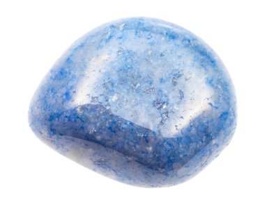parlak mavi Aventurine mücevher taşı izole