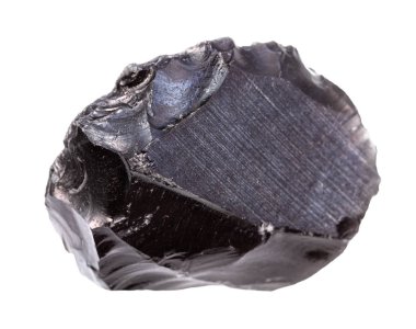kaba Obsidian (volkanik cam) kayaları izole