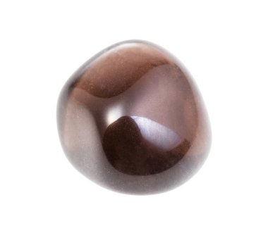parlatılmış kahverengi Obsidian (volkanik cam) değerli taş