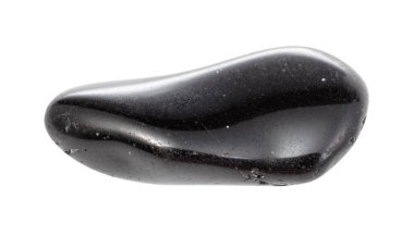 parlak siyah Obsidian (volkanik cam) değerli taş