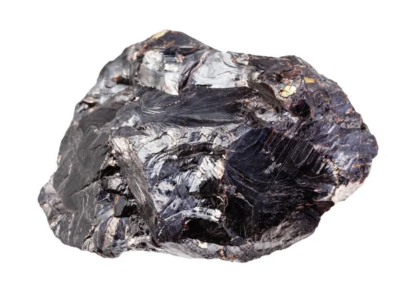 Roche rugueuse de sphalerite (minerai de zink) isolée — Photo