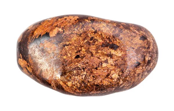 Pierre gemme Bronzite polie (variété Enstatite) — Photo