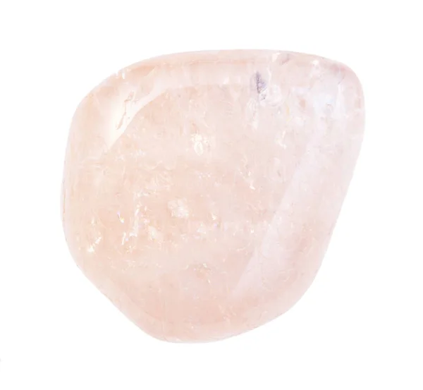 Morganite polida (Vorobyevite, rosa Beryl) gem — Fotografia de Stock