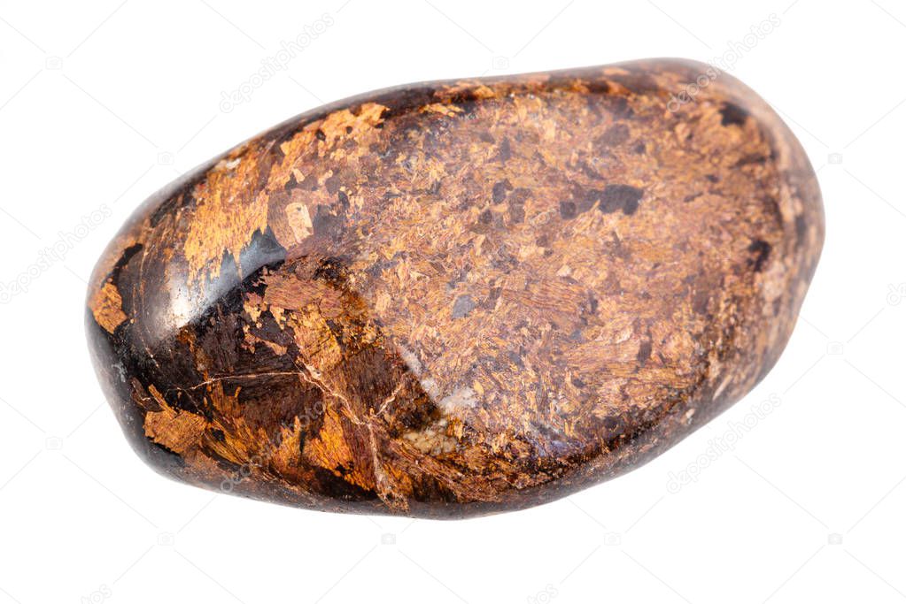 tumbled Bronzite (Enstatite variety) gem stone