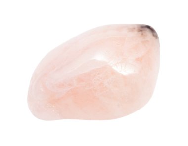Devrilmiş Morganit (Vorobyevite) mücevher taşı izole
