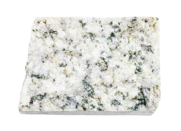 Raw white Granite rock isolated on white — Stock Photo, Image