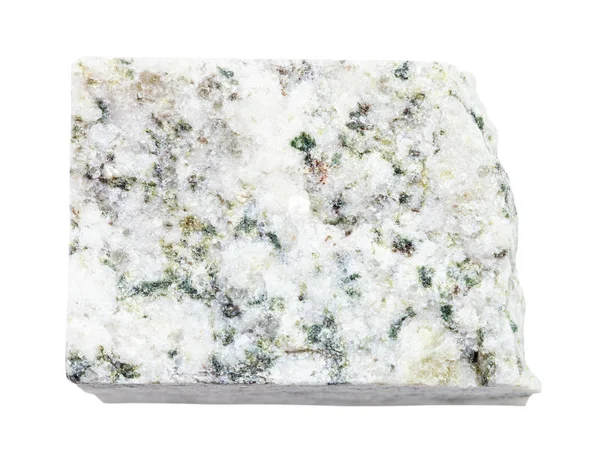 Piece of raw white Granite rock isolated — Stock Photo, Image