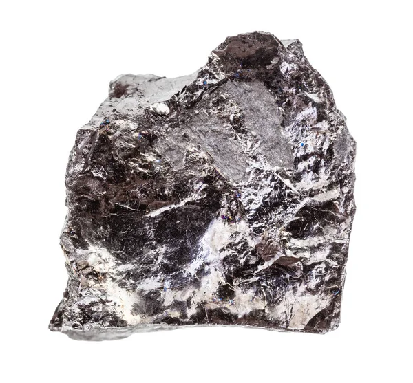 Carvão betuminoso bruto (carvão negro) rocha isolada — Fotografia de Stock