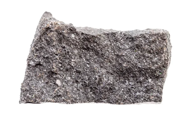 Grov kromit sten isolerad på vit — Stockfoto