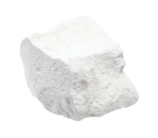 Kaba tebeşir (beyaz kireç taşı) yalıtılmış kaya — Stok fotoğraf