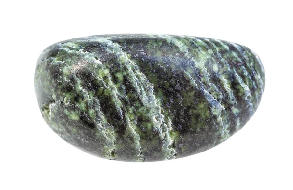 研磨されたクリソタイルアスベストス石は隔離 — ストック写真
