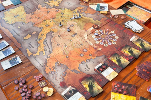 Moscow Russia March 2020 Gameplay Fury Dracula Third Edition Adventure — Stock Photo, Image