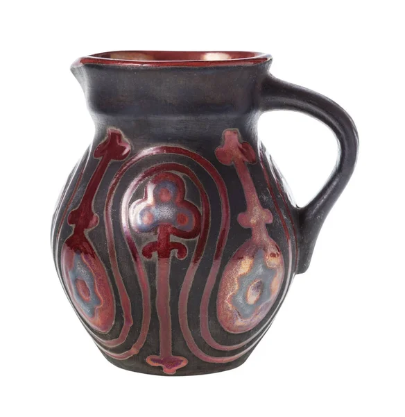 Side View Typical Georgian Ceramic Jugful Made Middle 20Th Century — Stock Photo, Image