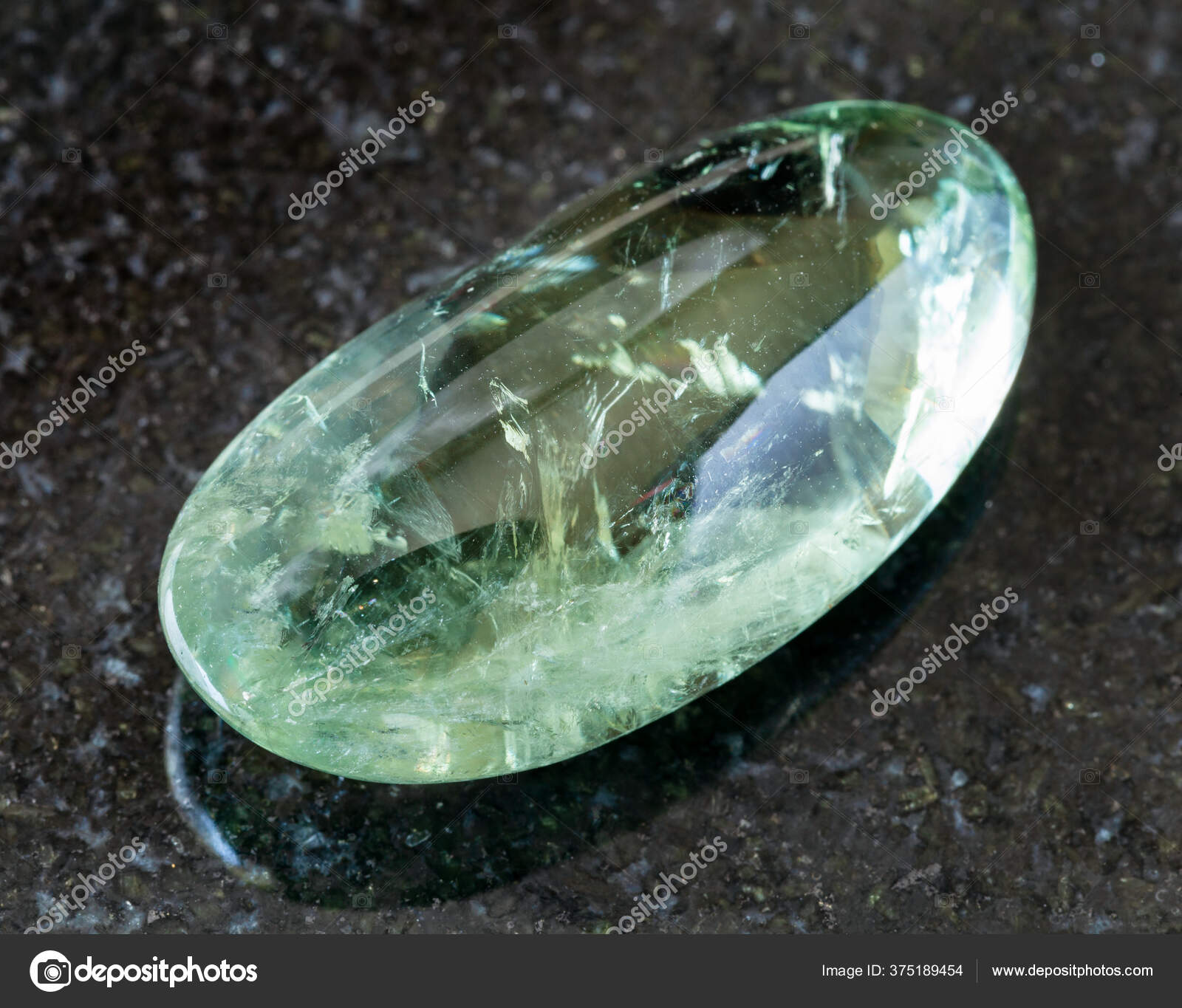 Closeup Sample Natural Mineral Geological Collection Polished