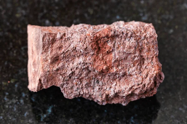 Primer Plano Muestra Mineral Natural Colección Geológica Roca Bauxita Sin — Foto de Stock