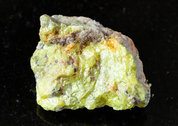 Jeolojik Koleksiyondaki Doğal Mineral Örneklerine Yakın Çekim Rusya Nın Samara — Stok fotoğraf
