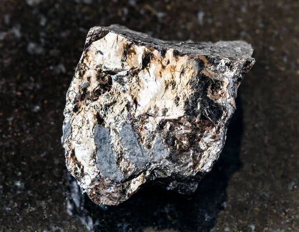Close Van Monster Van Natuurlijk Mineraal Uit Geologische Collectie Ongepolijste — Stockfoto
