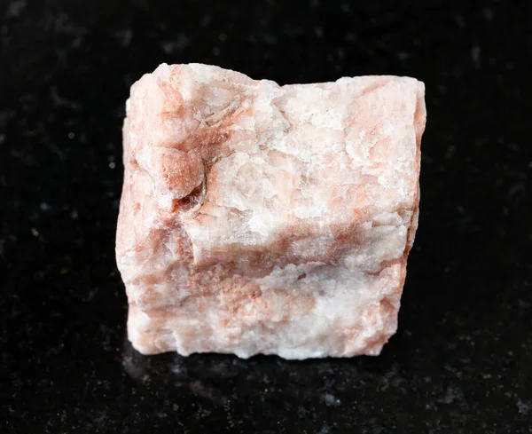 Close Amostra Mineral Natural Coleção Geológica Rocha Feldspar Não Polida — Fotografia de Stock