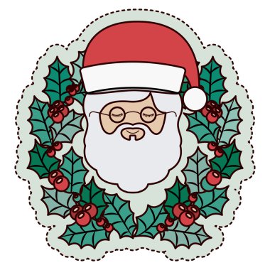 Merry Christmas Santa tasarım