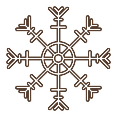 Kar tanesi Merry Christmas tasarım