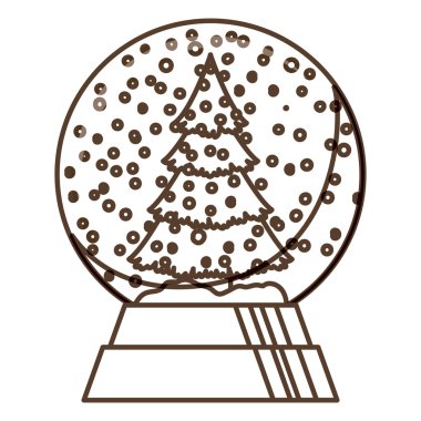 Çam ağacı Merry Christmas tasarım