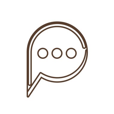 İletişim izole kabarcık tasarımı