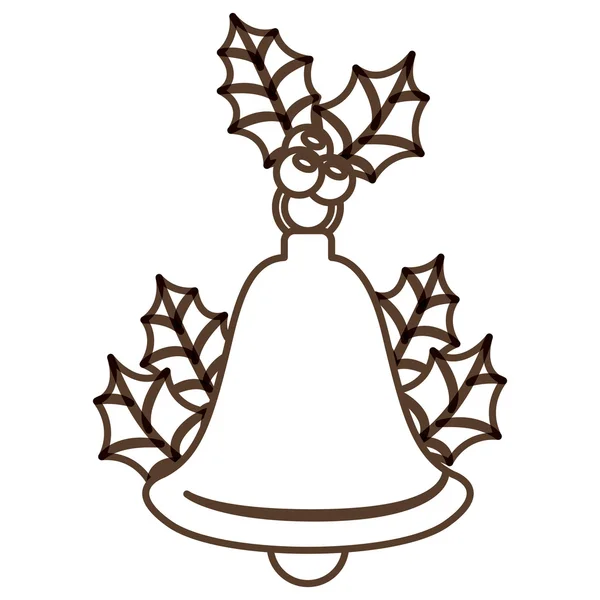 Cloche de Joyeux Noël design — Image vectorielle