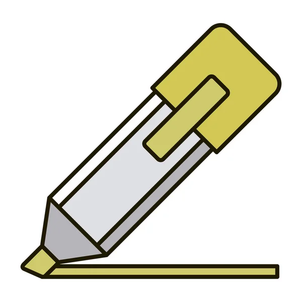 Geïsoleerde marker pictogram — Stockvector