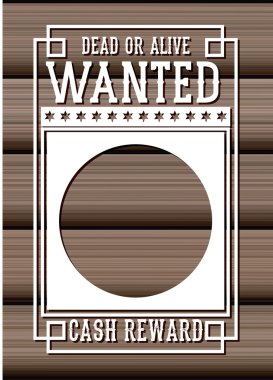 Retro ve vintage aranan poster tasarımı